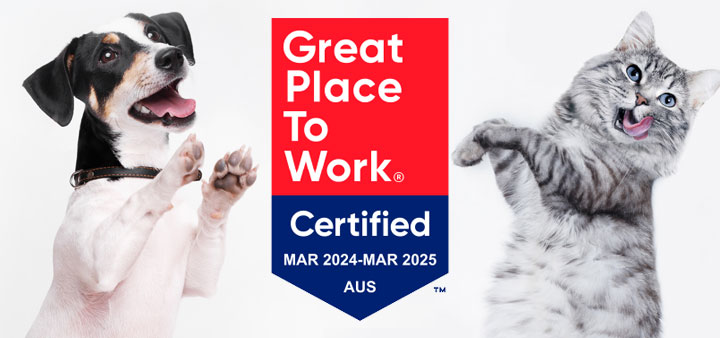 Belmont Vet Centre Certified as a Great Place to Work™